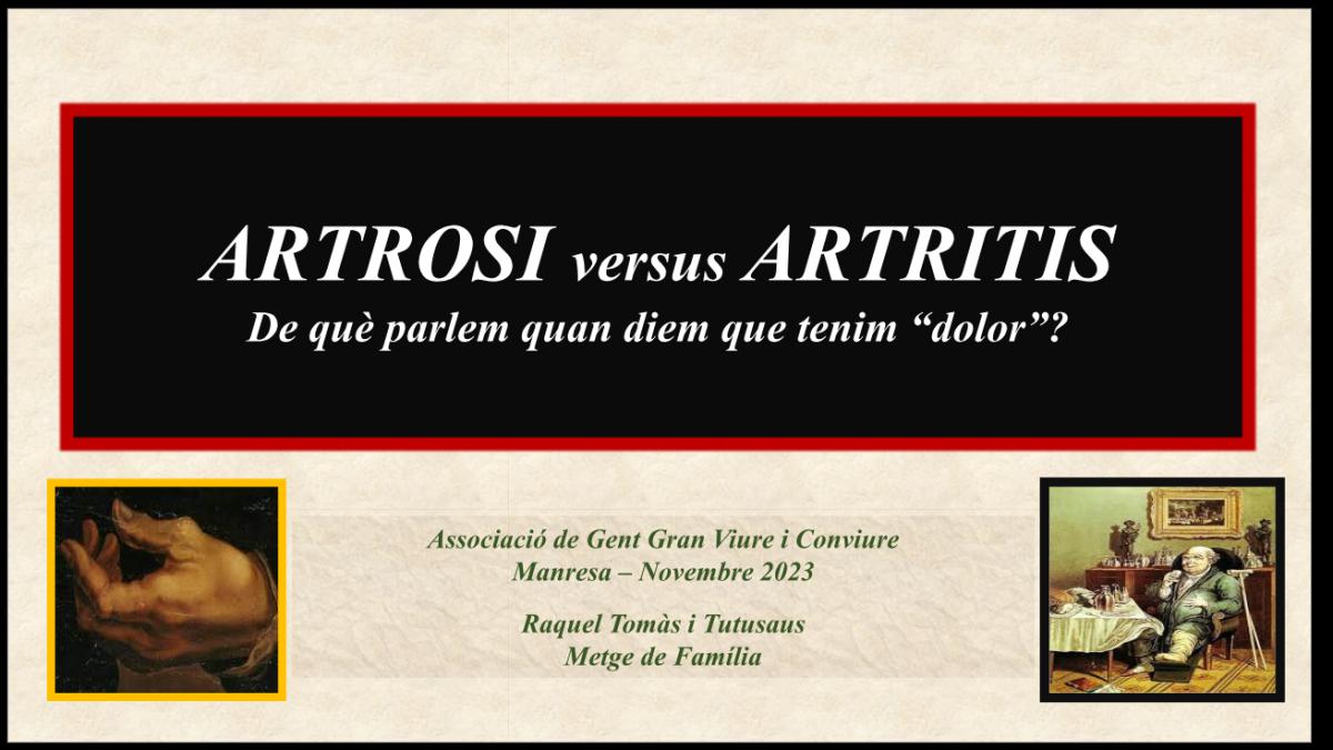 Artrosi / Artritis